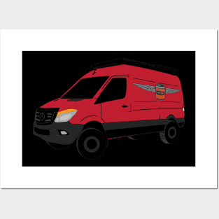 WIBB Sprinter Red Posters and Art